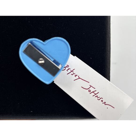 NWT Betsey Johnson Set School Supplies Statement Charm Necklace & Sharpener Ring - Picture 10 of 16